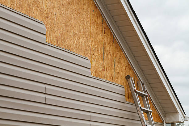 Professional Siding Contractor technician working in Wattsburg, PA